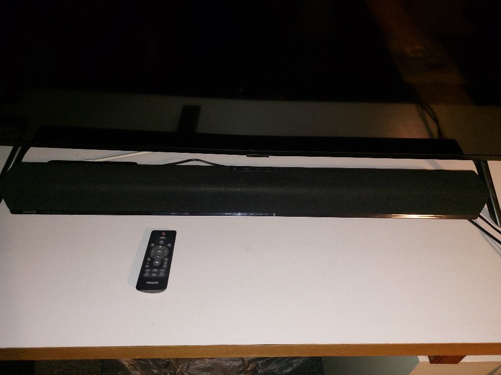 Soundbar Philips, Ophalen of Verzenden, Bluetooth, Zo goed als nieuw