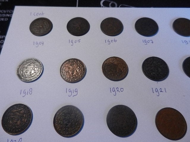 Verzameling van 1 cent munten uit diverse jaren, Ophalen of Verzenden, Koningin Wilhelmina, 1 cent, Losse munt