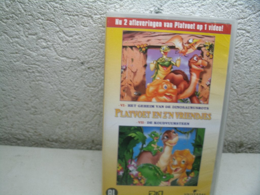 vhs 214a platvoet en z'n vriendjes deel V1 & V11, Cd's en Dvd's, VHS | Kinderen en Jeugd, Alle leeftijden, Ophalen of Verzenden
