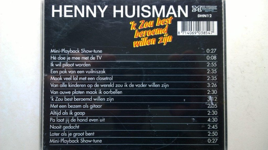 Henny Huisman - 'k Zou Best Beroemd Willen Zijn, Ophalen of Verzenden, Zo goed als nieuw, Pop, Album