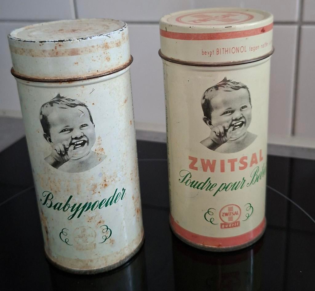 Zwitsal vintage poederblik, Verzamelen, Ophalen of Verzenden, Zo goed als nieuw, Overige