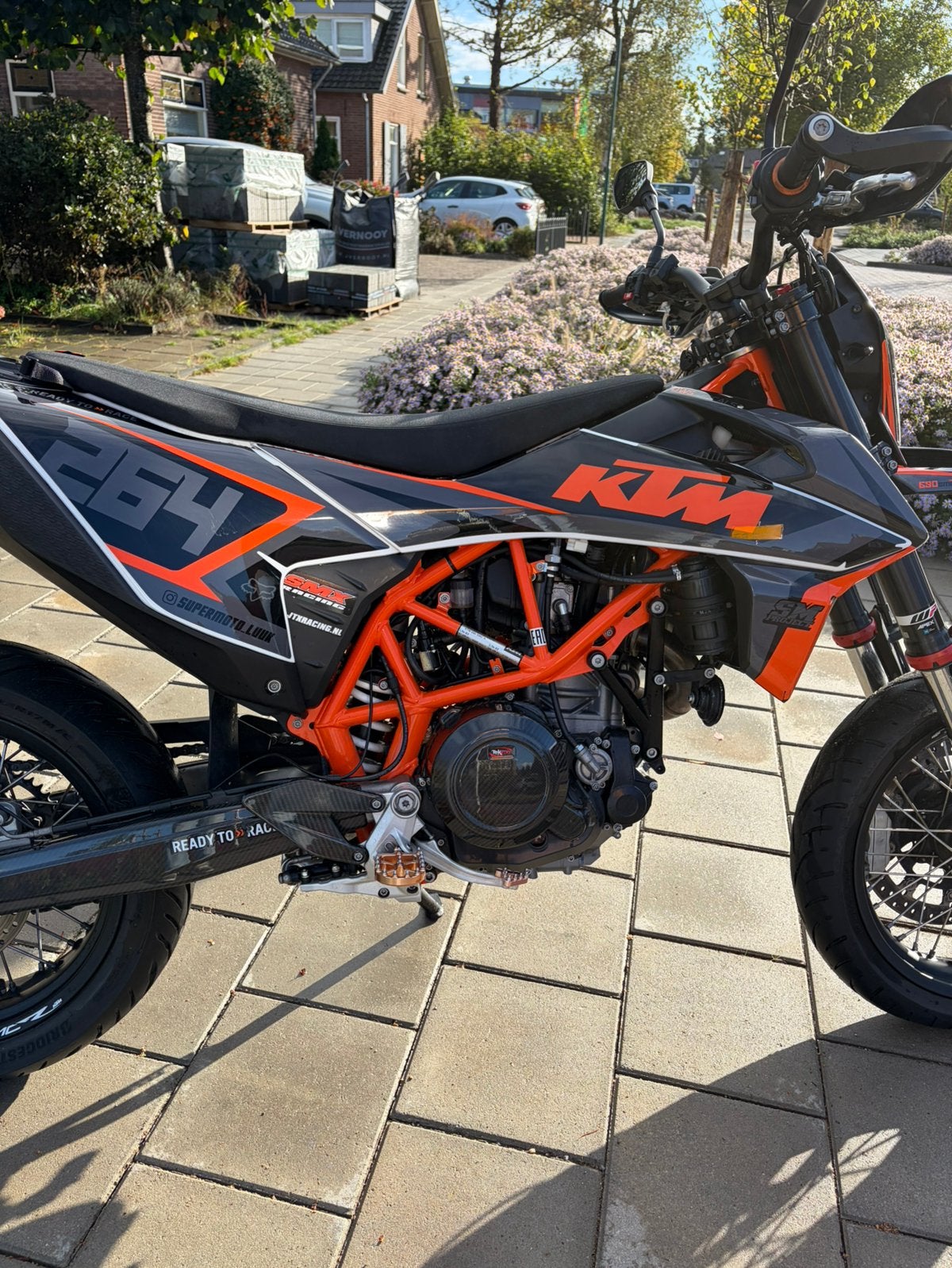 KTM 690 SMC R – 2019 – A2-kenteken – 25.000 km 35kw, Motoren, Gebruikt, Particulier, Handgeschakeld, 1 cilinder