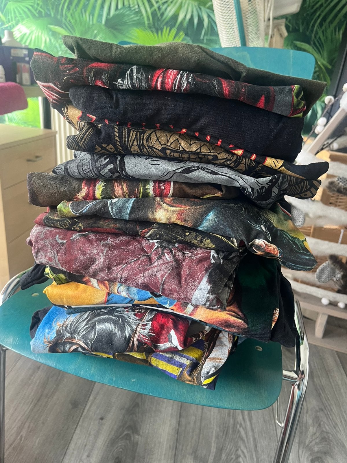 Groote collectie bandtee's, Ophalen, Zo goed als nieuw, Overige maten, Zwart