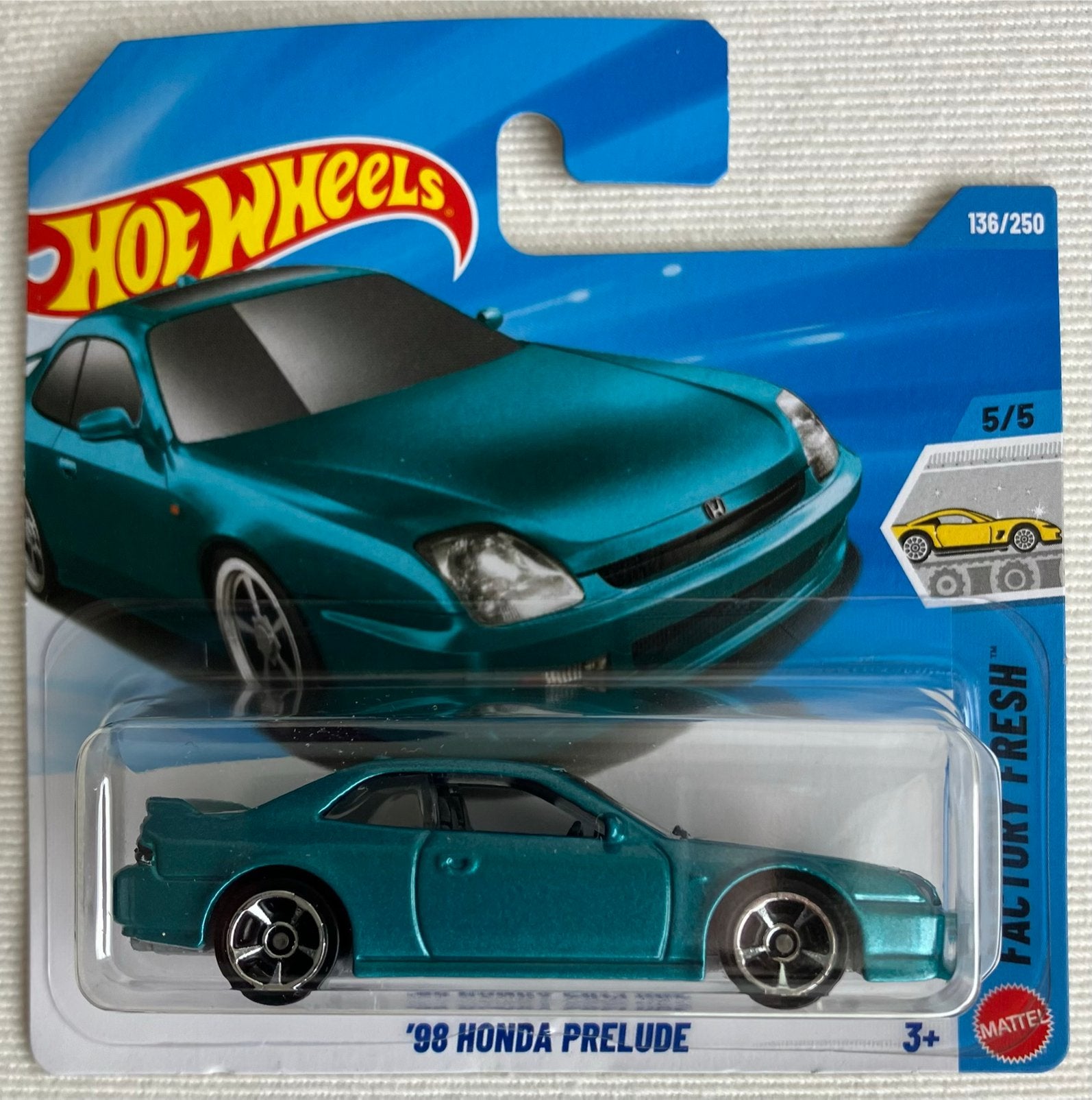 Hot Wheels '98 Honda Prelude Hotwheels, Hobby en Vrije tijd, Modelauto's | Overige schalen, Ophalen of Verzenden, Nieuw