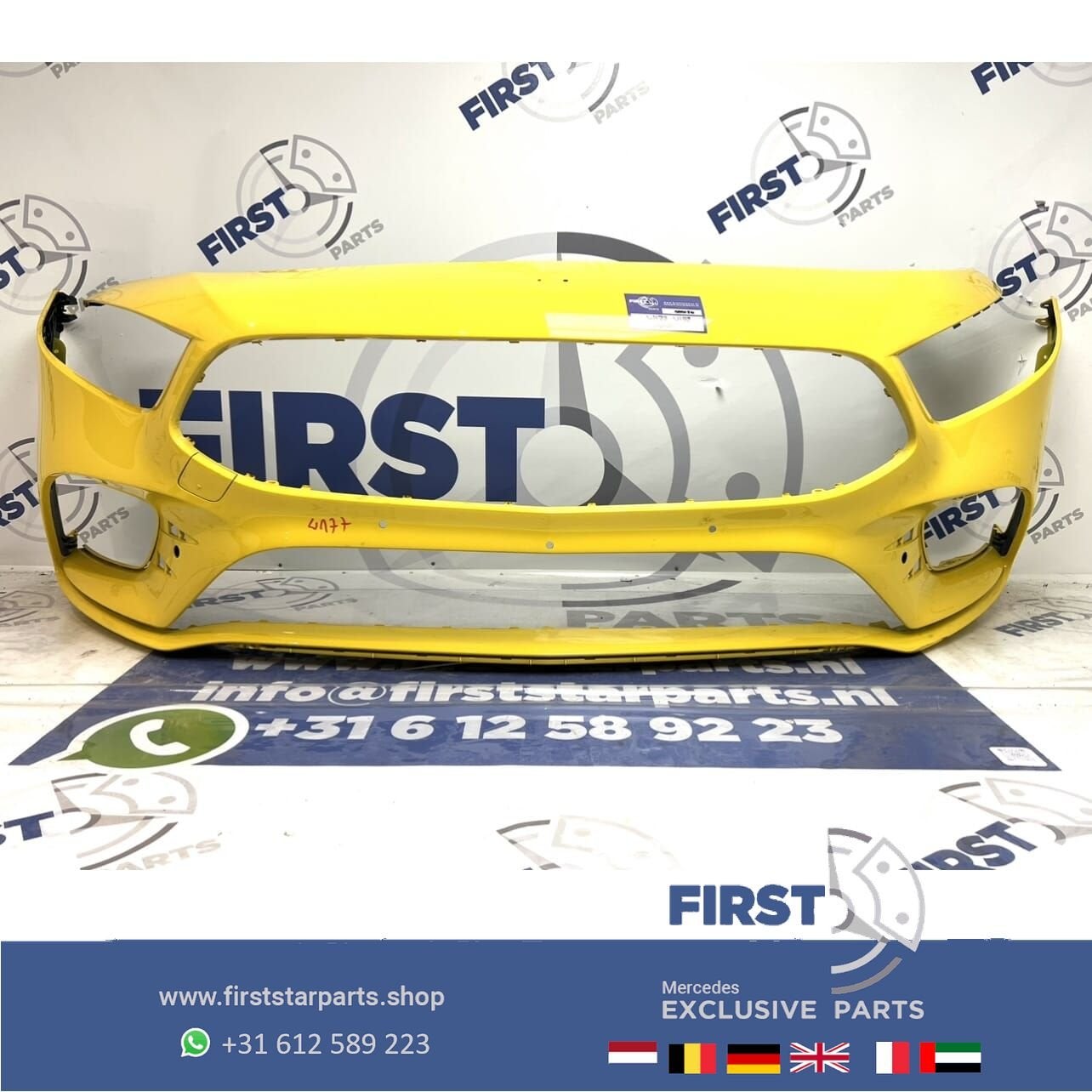 Mercedes AKlasse BUMPER 2018-2024 W177 AMG VOORBUMPER A35 GE, Gebruikt, -, Voor, Ophalen of Verzenden