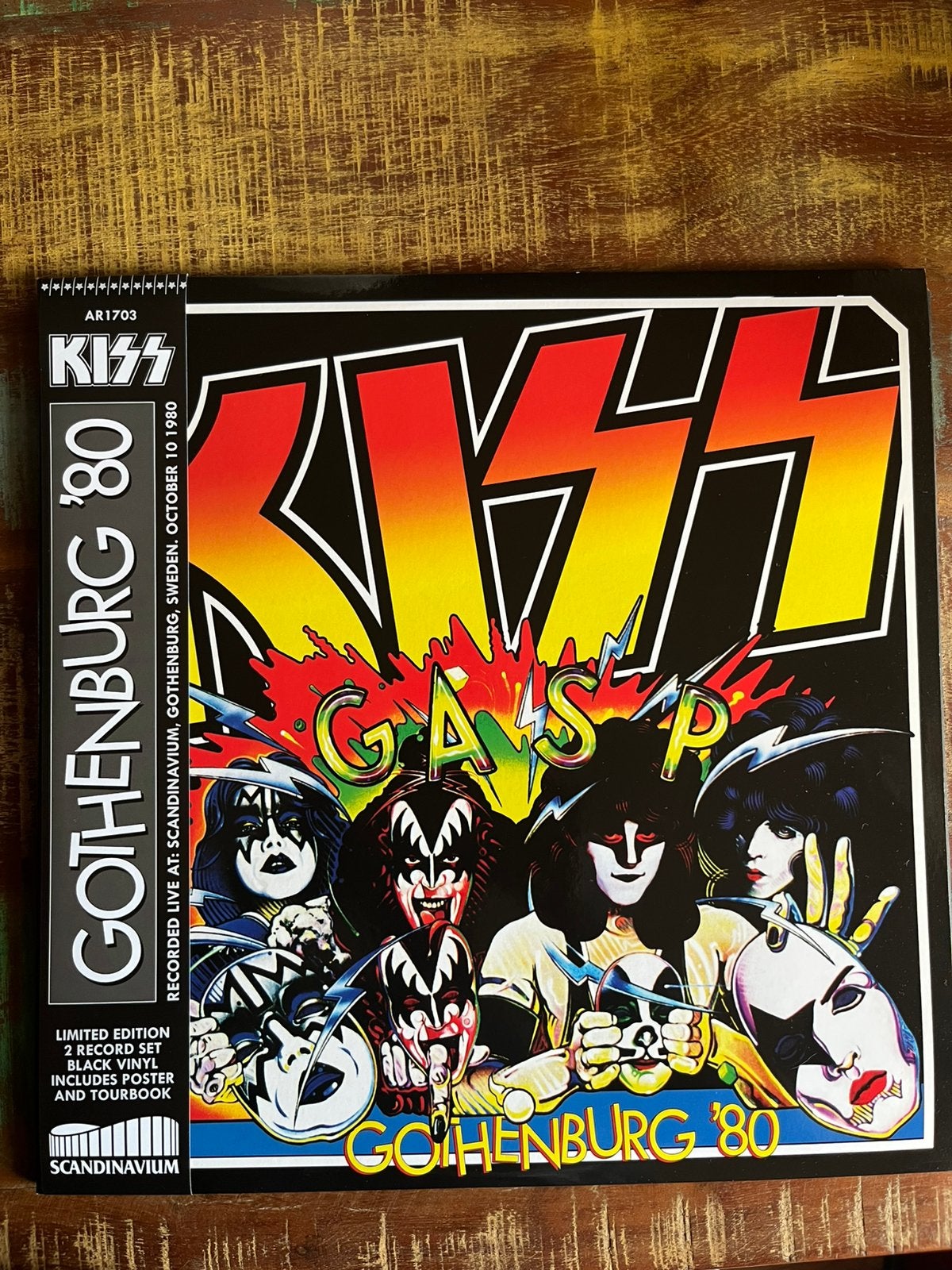 Kiss Gothenburg 1980 vinyl, Eén comic, Ophalen of Verzenden, Zo goed als nieuw, Amerika