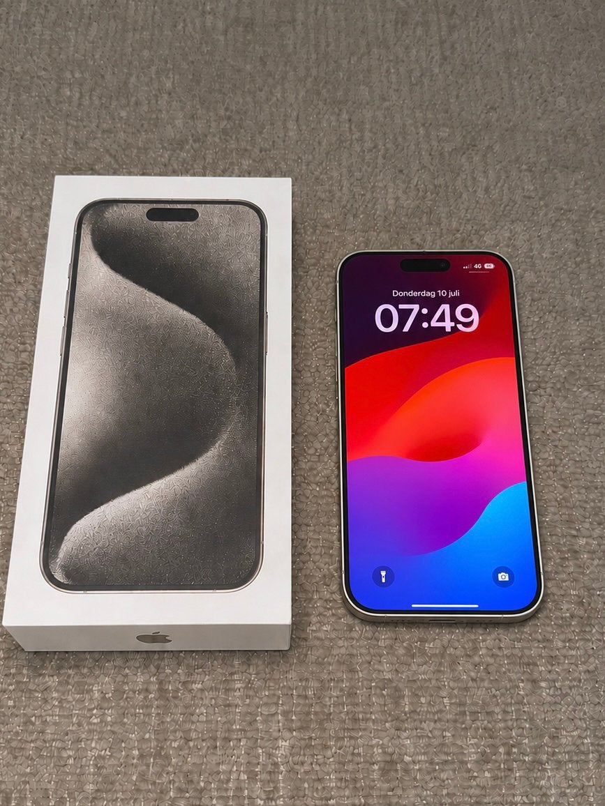 Iphone 15 Pro 256 gb Nieuw, Telecommunicatie, Mobiele telefoons | Apple iPhone, Ophalen, 128 GB, Zwart, Zo goed als nieuw