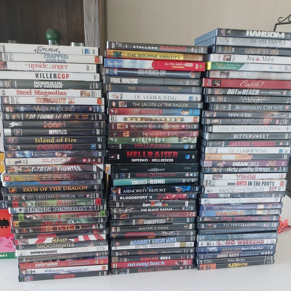 Dvds +100 stuks, Alle leeftijden, Ophalen, Zo goed als nieuw