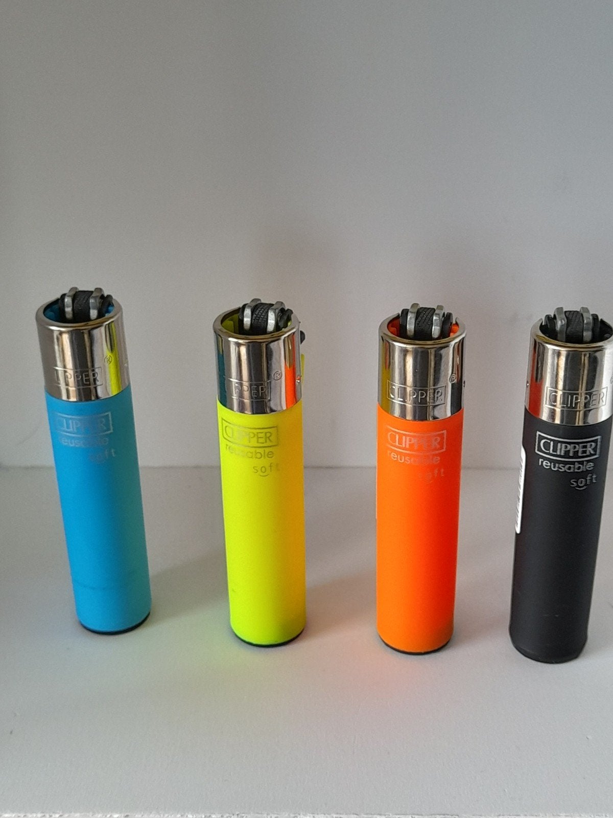set van 4 clipper softtop aanstekers, Ophalen of Verzenden, Nieuw, Aansteker