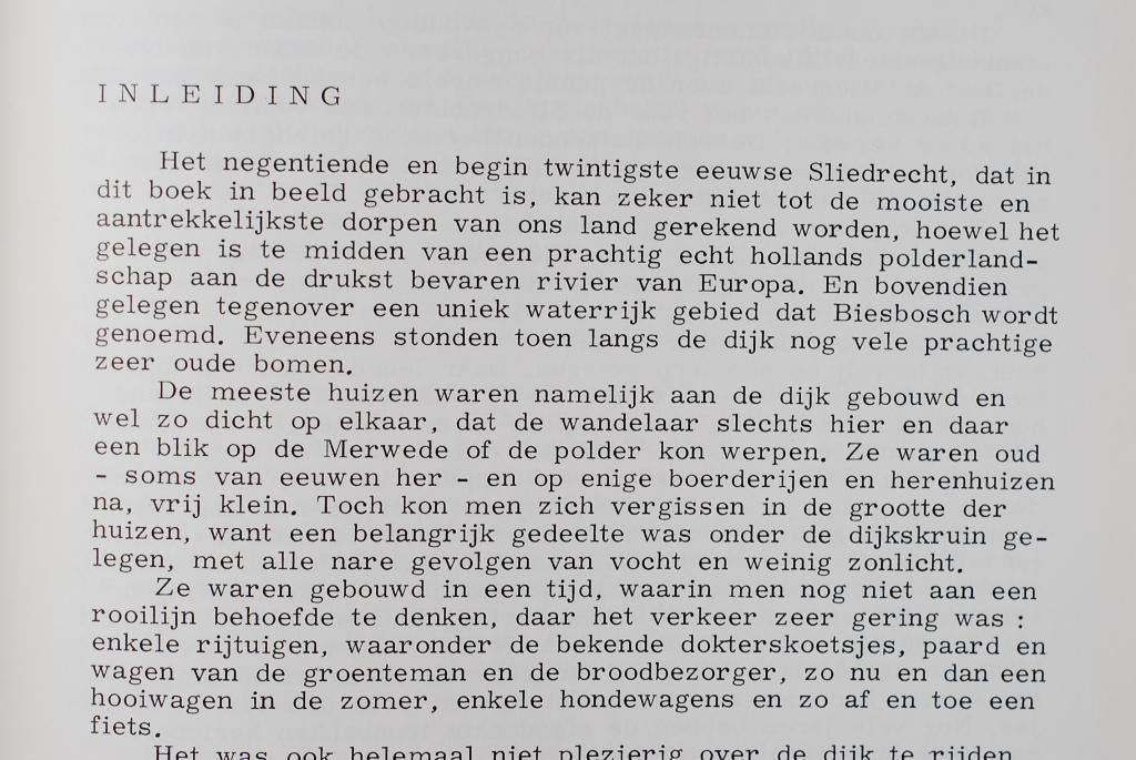 Sliedrecht - Zoals het was 1890-1940, Verzenden, 20e eeuw of later, Zo goed als nieuw