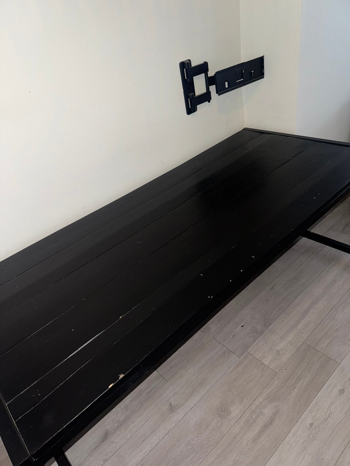 Gratis eettafel zwart, Huis en Inrichting, Ophalen, Gebruikt
