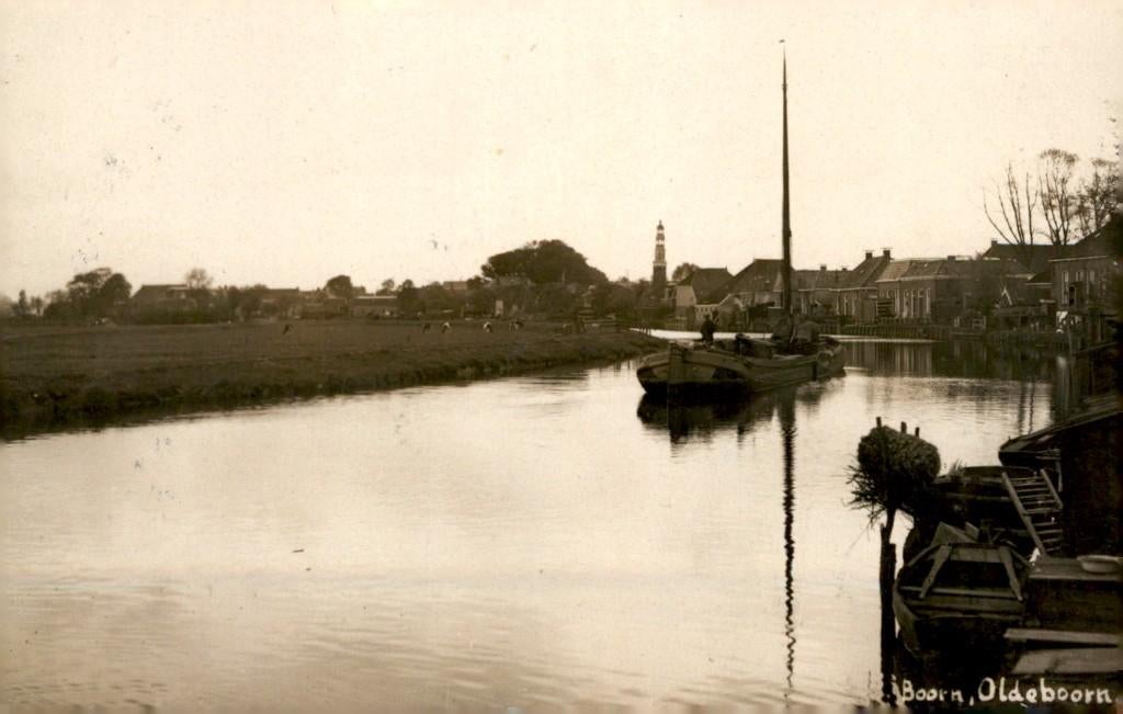 Oldeboorn - Boorn - FOTOKAART # 24, Verzenden, 1920 tot 1940, Ongelopen, Friesland