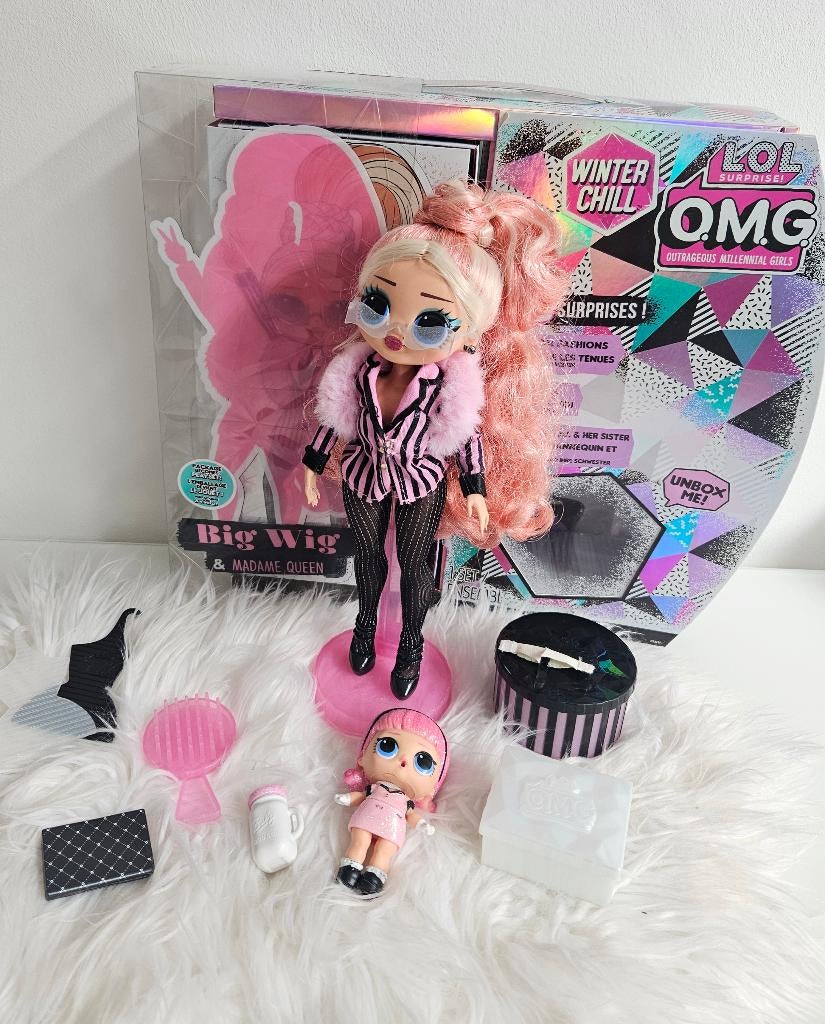 Lol Surprise O.M.G Winter Chill Big Wig, Ophalen of Verzenden, Zo goed als nieuw, Overige typen