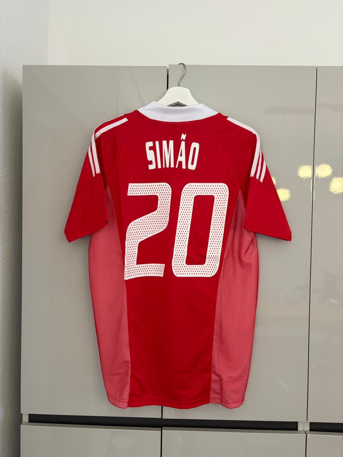 Benfica 02/03 M (simao), Sport en Fitness, Ophalen of Verzenden, Zo goed als nieuw, Shirt