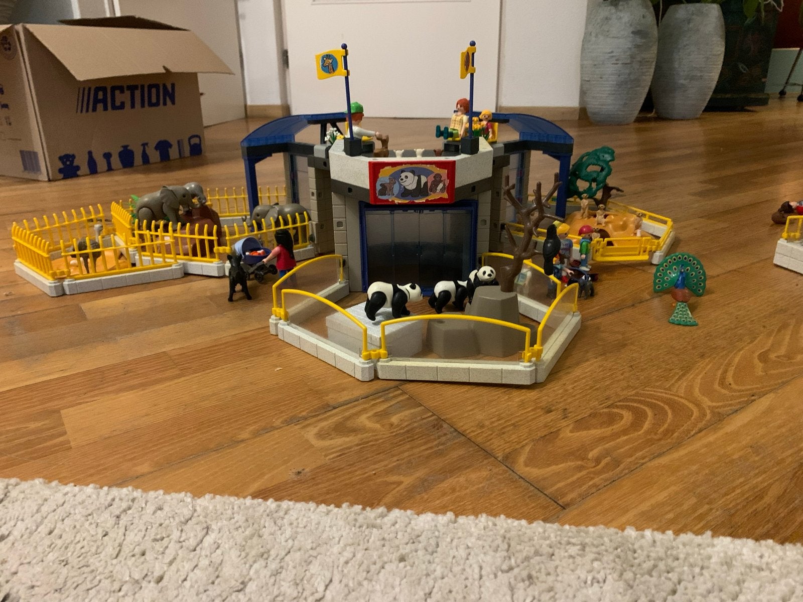 Grote Playmobil Zoo/Dierentuin met veel dieren en figuren, Ophalen of Verzenden, Gebruikt, Jongen of Meisje