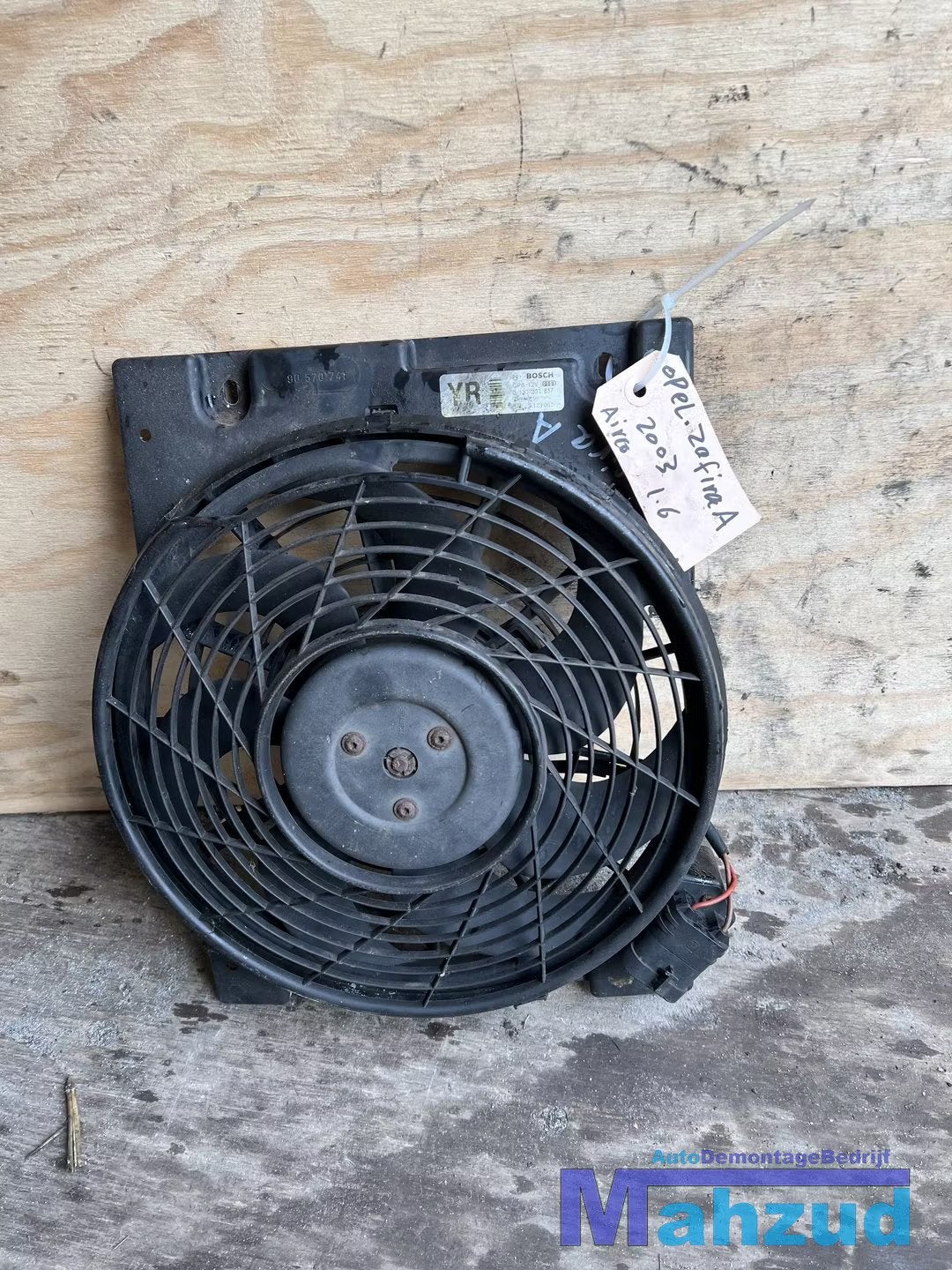 OPEL ZAFIRA A 1.6 Airco koelvin ventilator 1998-2005, Gebruikt, Opel Automobile GmbH, Ophalen of Verzenden, Kontakt@opel-infoservice.de
