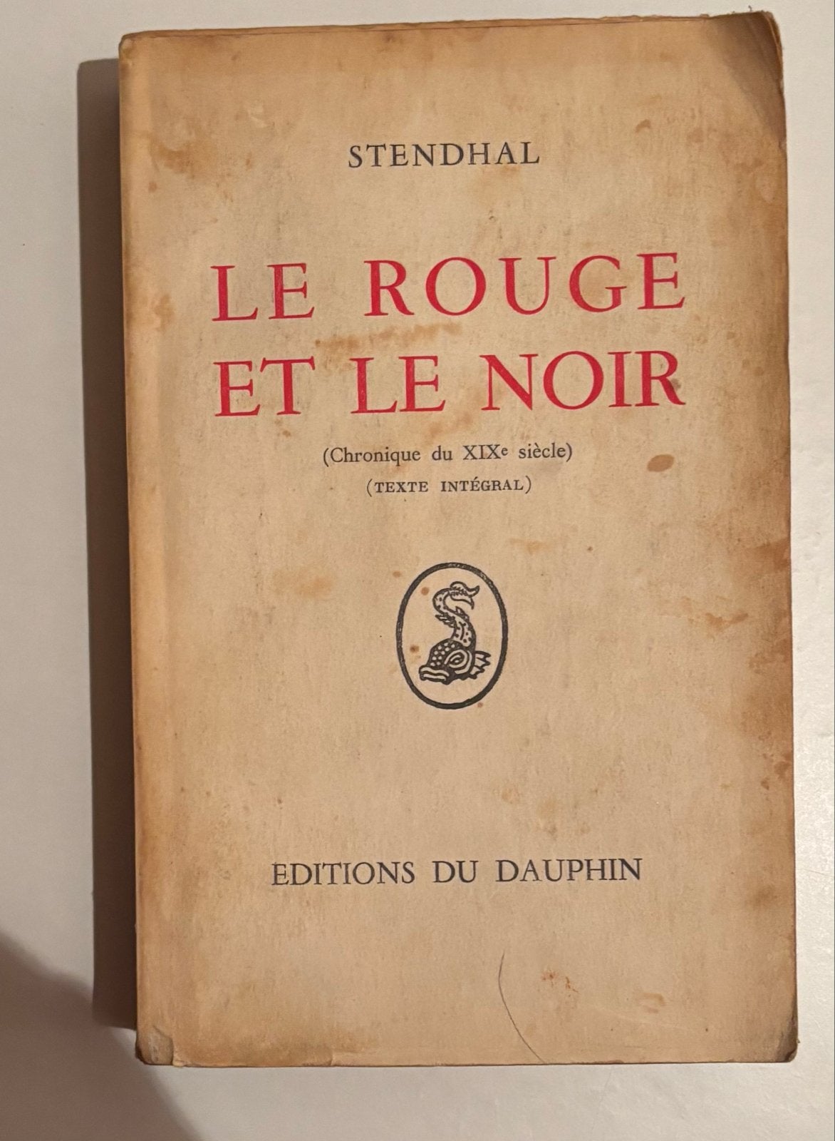 Le Rouge et le Noir - Stendhal (Franse editie), Ophalen of Verzenden, Gelezen, Europa overig