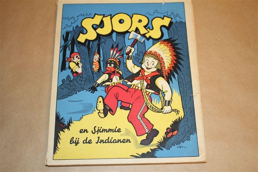 Sjors en Sjimmie bij de Indianen -, Boeken, Eén stripboek, Ophalen of Verzenden, Gelezen