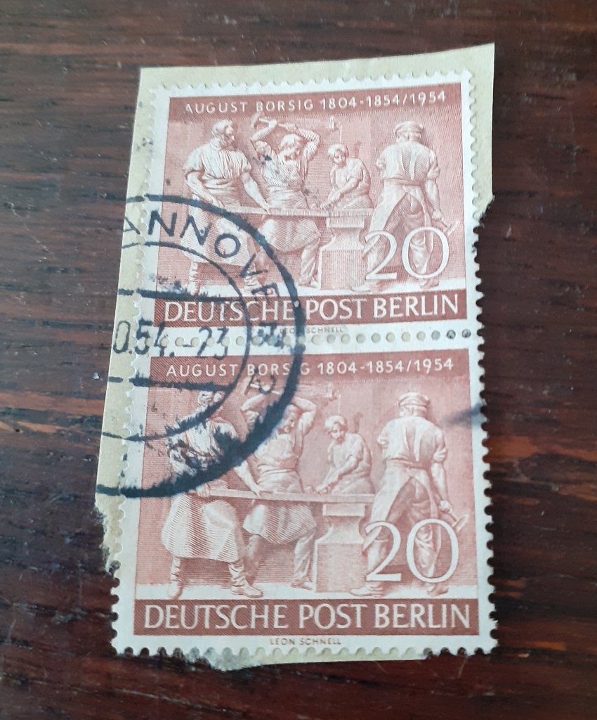 Berlijn, mi 125, paar, bieden vanaf € 0,50, Verzenden, Overige periodes, Gestempeld