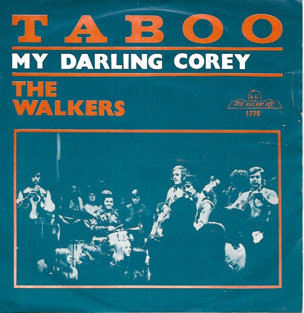 The Walkers - Taboo (Killroy), Ophalen of Verzenden, Gebruikt, 7 inch, Nederlandstalig
