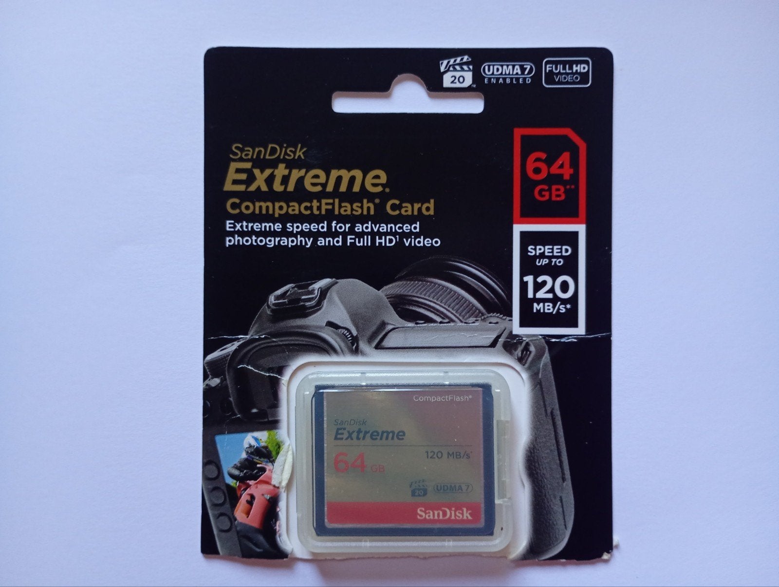 CompactFlash Sandisk 64GB, Audio, Tv en Foto, Nieuw, Ophalen of Verzenden, 64 GB, Fotocamera