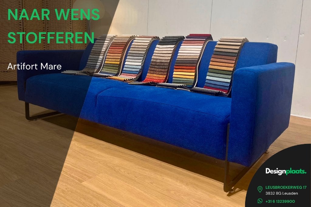 Artifort Mare Bank – NIEUW op Maat Gestoffeerd + Garantie, Design Bank Bankstel Zetel Artifort, Nieuw, Www.designplaats.nl, Rechte bank