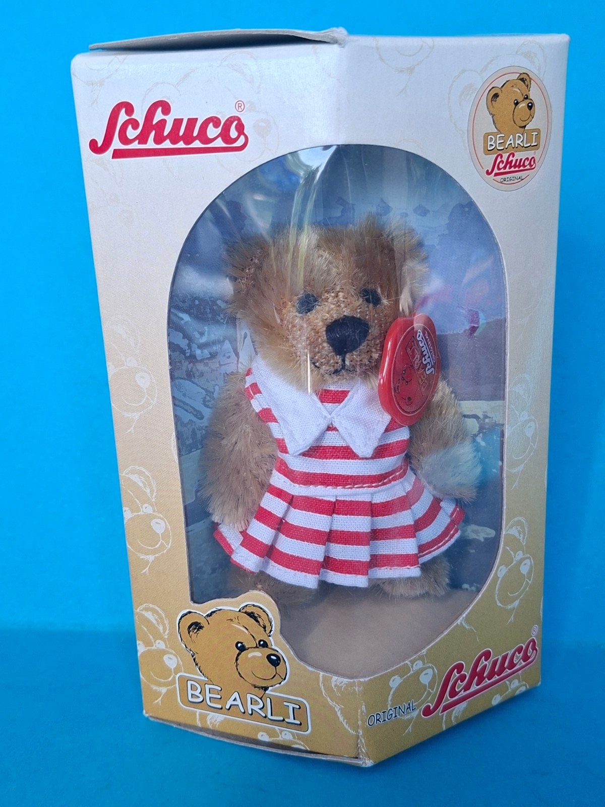 Schuco Bearli Original Beren Vintage Retro NIEUW Rood Wit, Ophalen of Verzenden, Nieuw, Jongen of Meisje