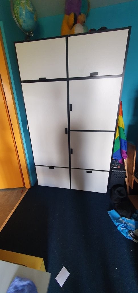 Odda kast, Ophalen, 100 tot 150 cm, 200 cm of meer, Met klep(pen)