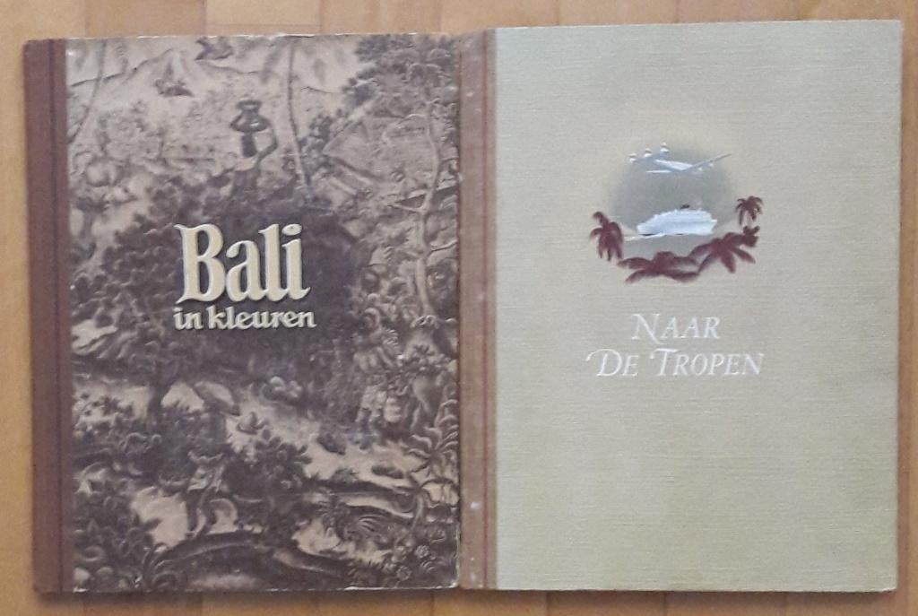 Bali in kleuren en naar de tropen 2 plaatjesalbums, Boeken, Ophalen of Verzenden, Gelezen