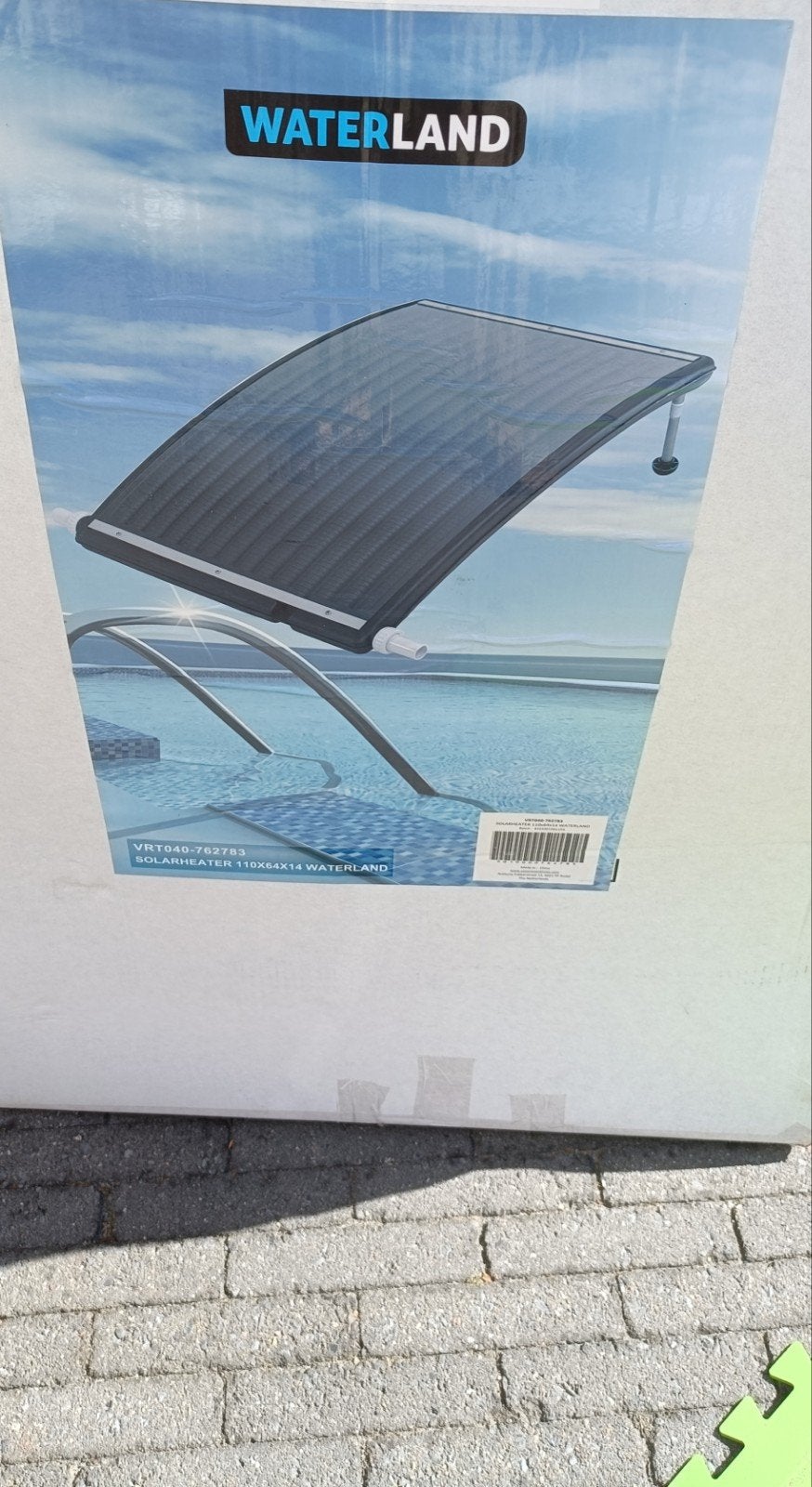 Waterland Solarheater 110x64x14 voor zwembadverwarming, Tuin en Terras, Zwembad-toebehoren, Ophalen, Zo goed als nieuw