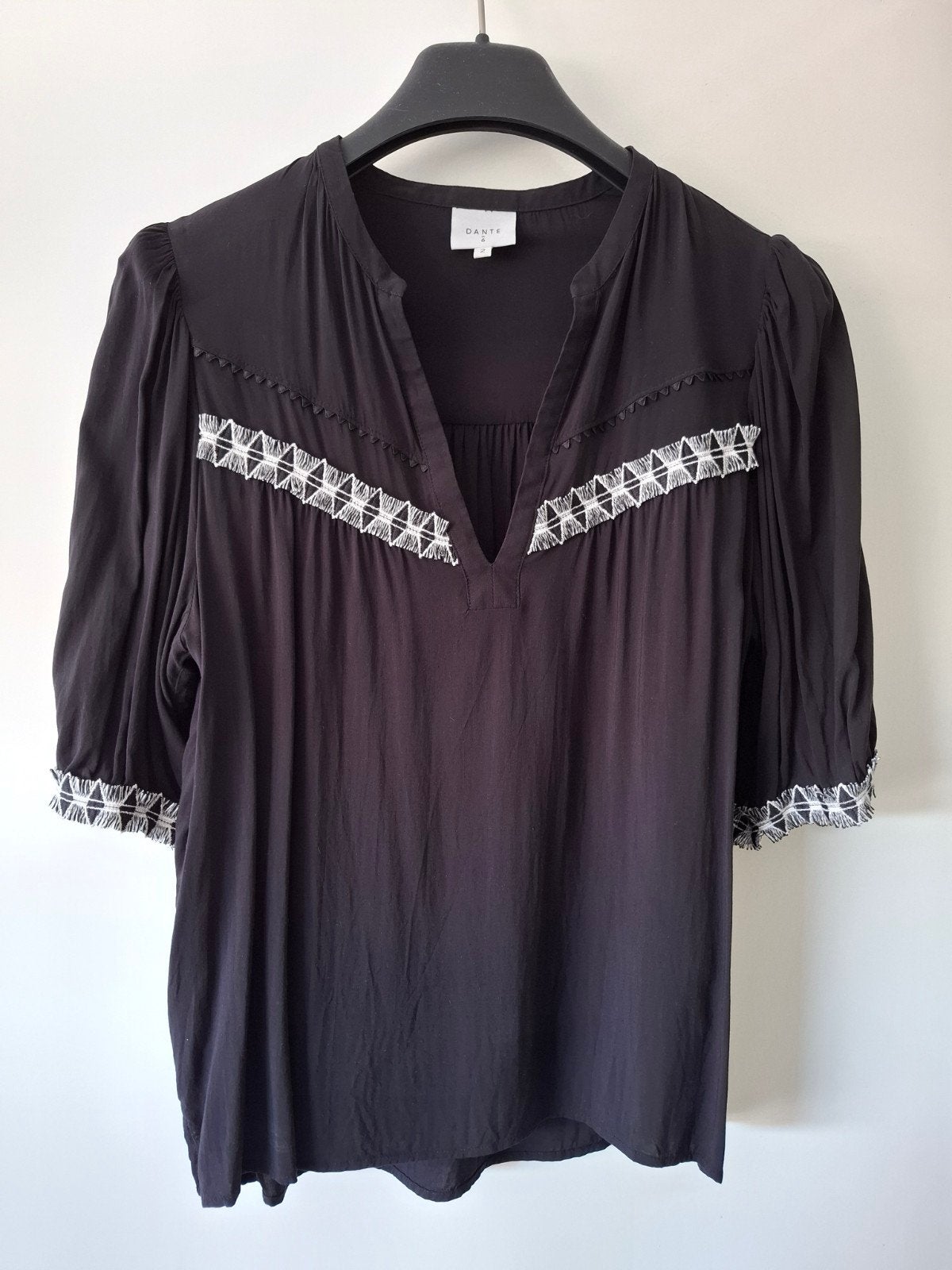 DANTE 6 blouse zwart, maat 2, Ophalen of Verzenden