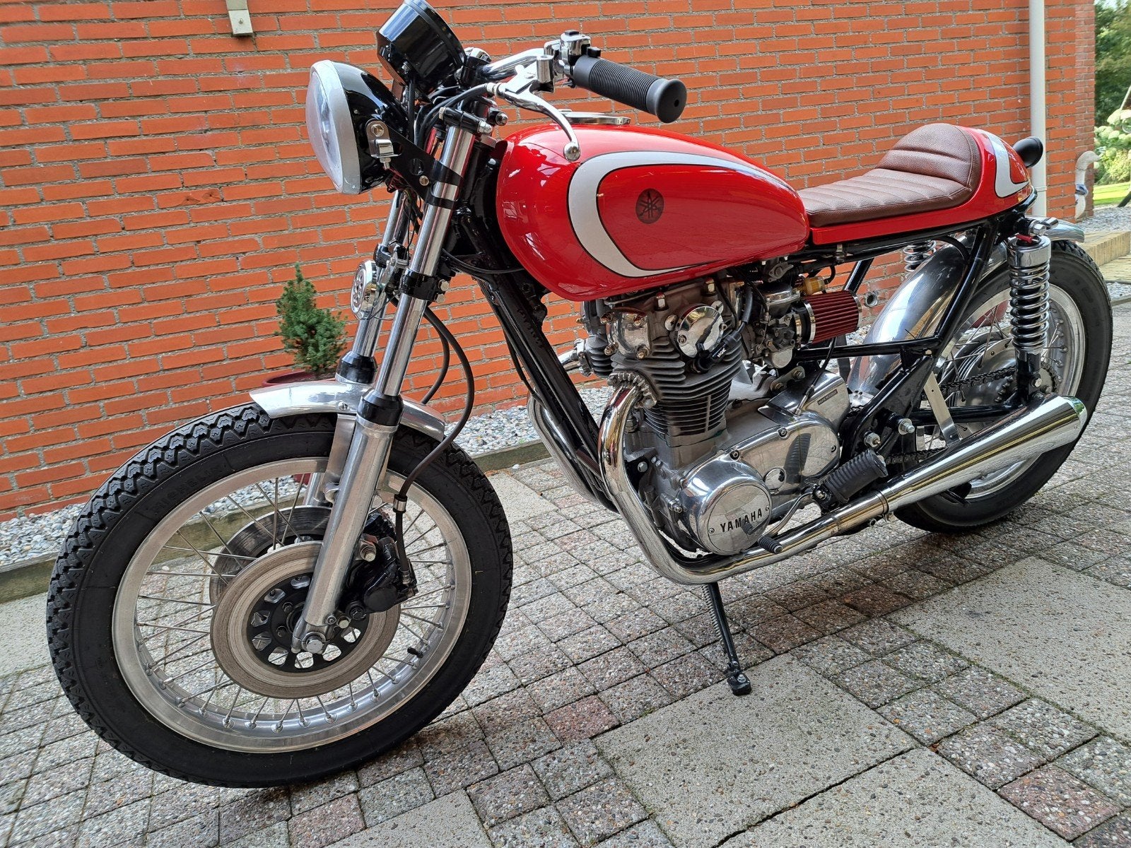 caferacer, Motoren, Sportuitlaat, 2 cilinders, Gebruikt, Particulier
