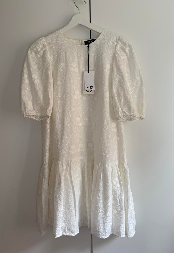 Alix the label witte zomerjurk, Maat 38/40 (M), Wit, Nieuw, Ophalen of Verzenden