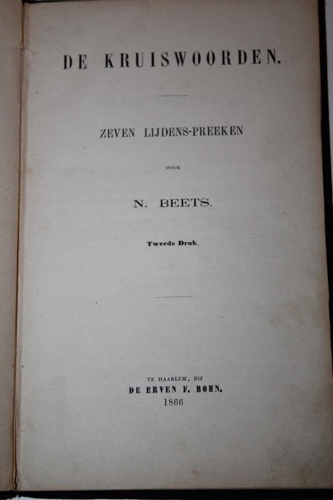 Nicolaas Beets - De zeven kruiswoorden (1843), Boeken, Ophalen of Verzenden, Gelezen, Christendom | Protestants