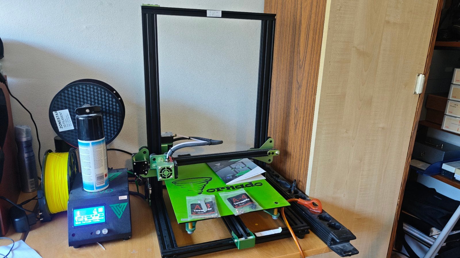 Tevo Tornado 3D printer, Ophalen, Zo goed als nieuw, Filament, Tevo tornado