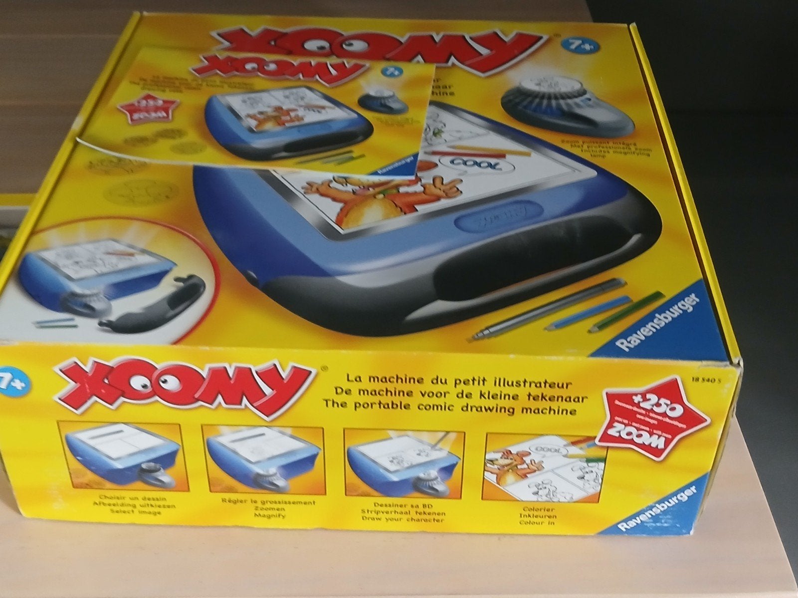 Xoomy Ravensburger tekentafel met uitbreidingsset, Ophalen of Verzenden, Gebruikt, Knutselen, Met licht