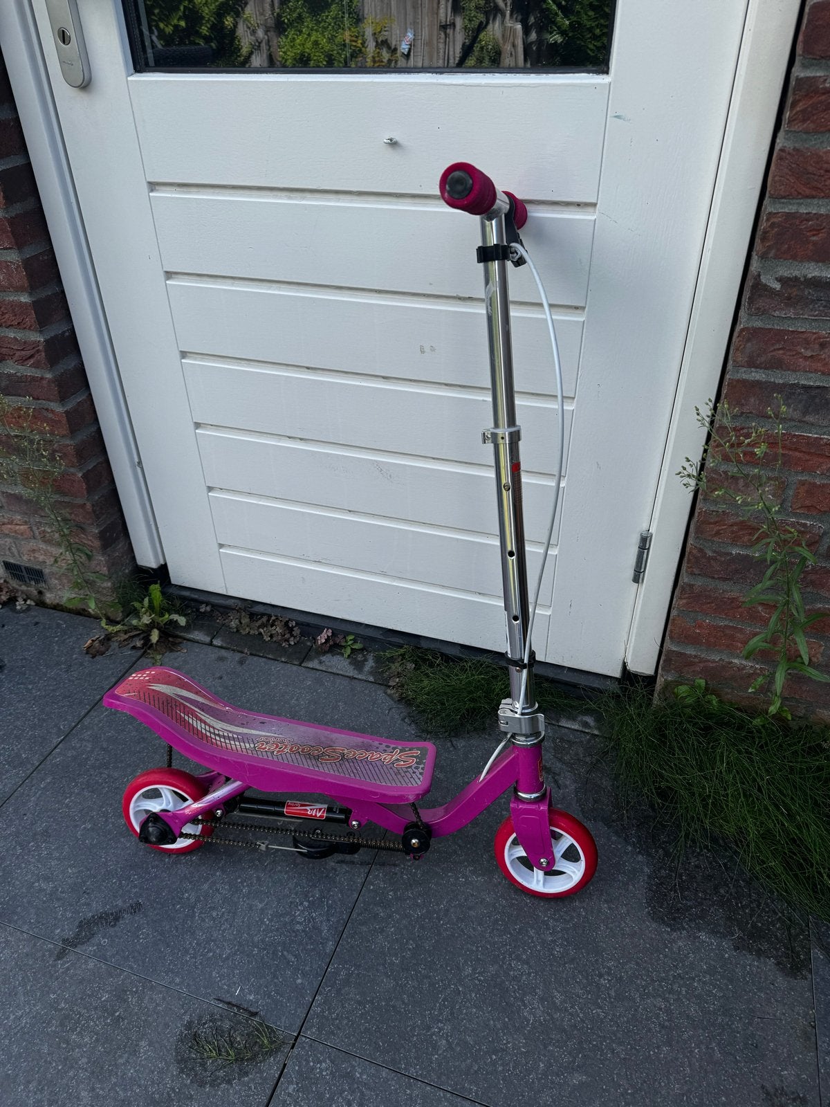 Roze Space Scooter voor kinderen - Zo goed als nieuw, Ophalen, Zo goed als nieuw, Gewone step