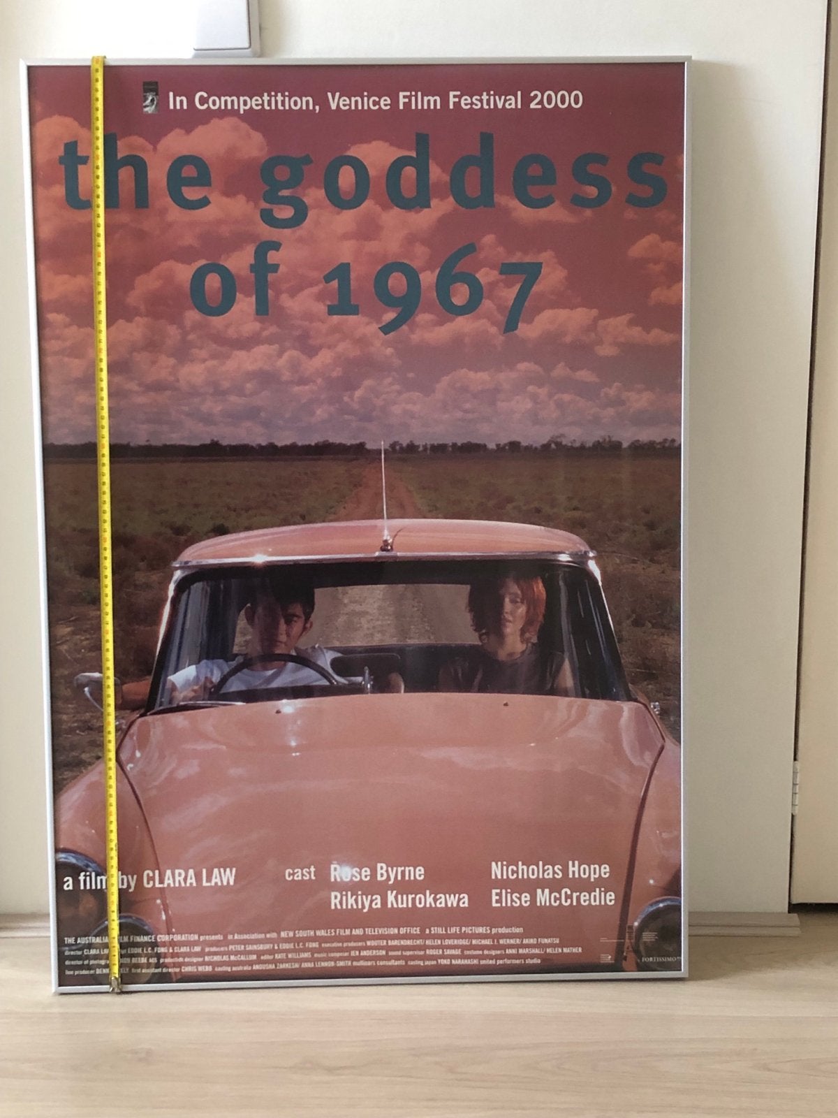 Citroen DS The Goddess of 1967 Filmposter in Lijst, Ophalen of Verzenden, Zo goed als nieuw, Foto of Poster, 75 – 100