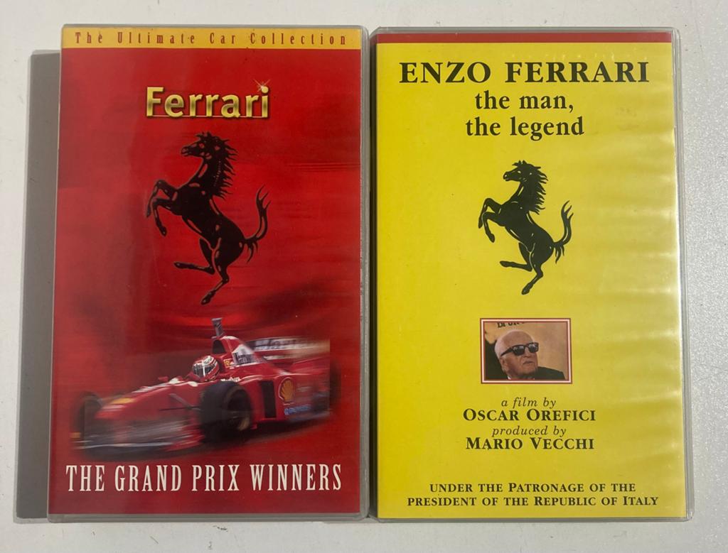 2 videobanden ferrari F1, Alle leeftijden, Ophalen of Verzenden, Zo goed als nieuw
