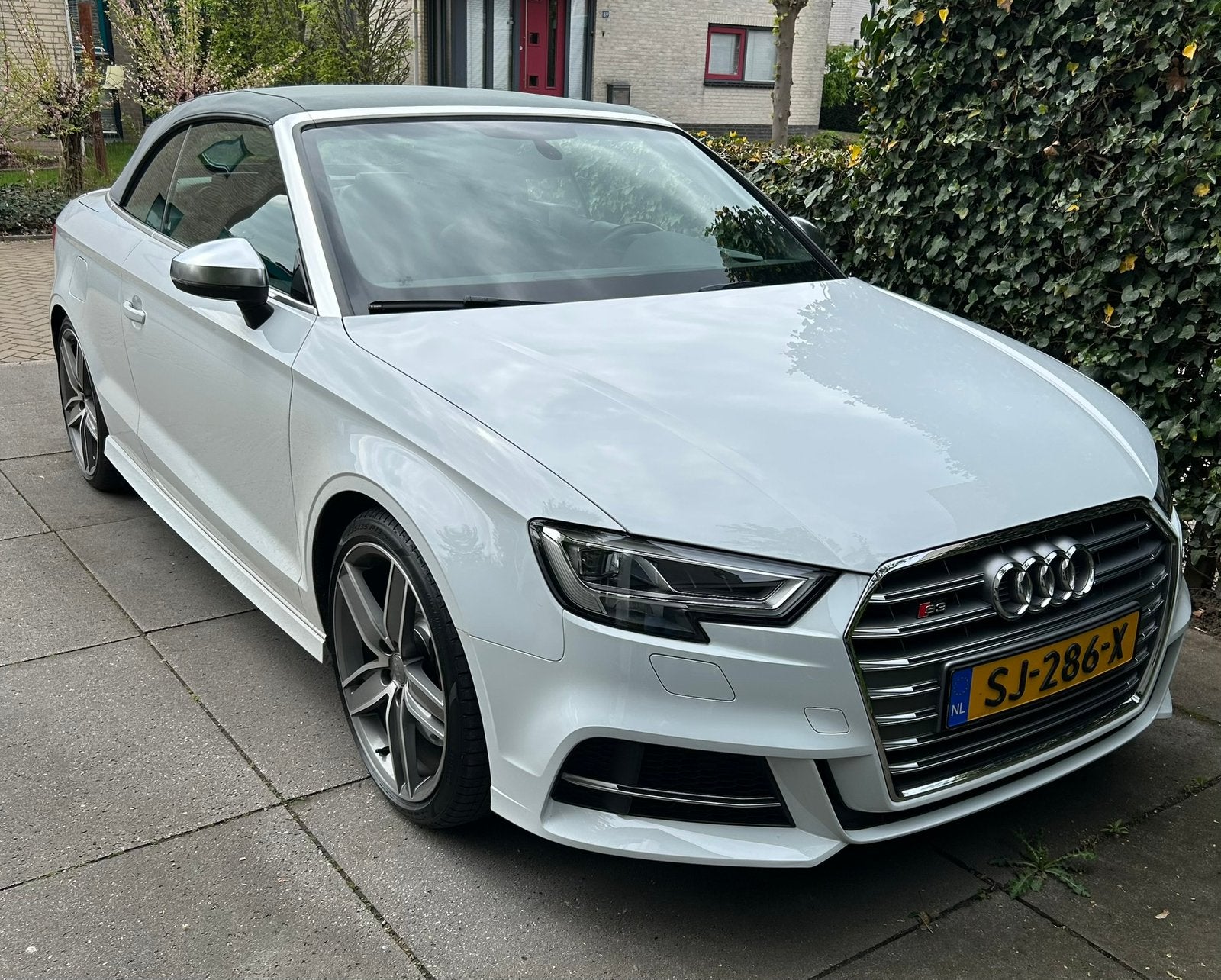 Audi S3 2.0 Tfsi 310pk Quattro S Tronic 2017 Wit Cabrio, Auto's, Audi, Automaat, 15 km/l, 1610 kg, 4 cilinders