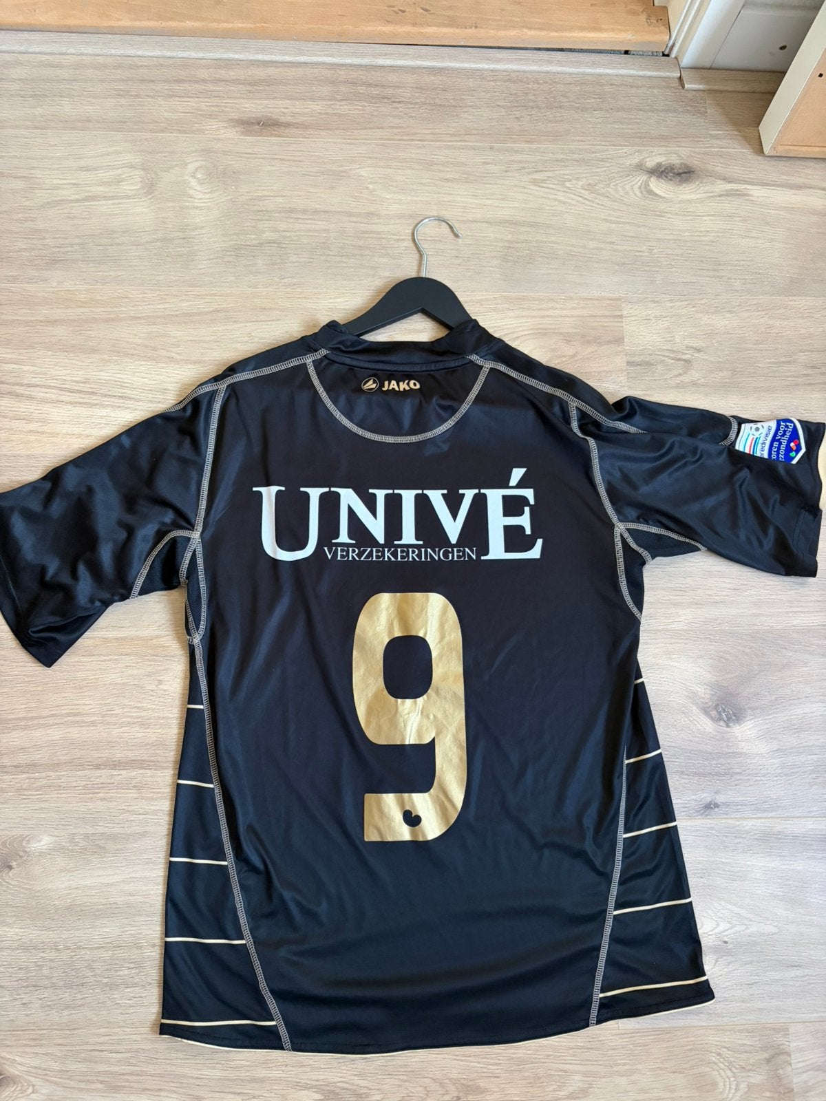 Matchworn Roy Beerens #9 SC Heerenveen 10/11 Zwart Uitshirt, Ophalen of Verzenden, Zo goed als nieuw, Overige binnenlandse clubs