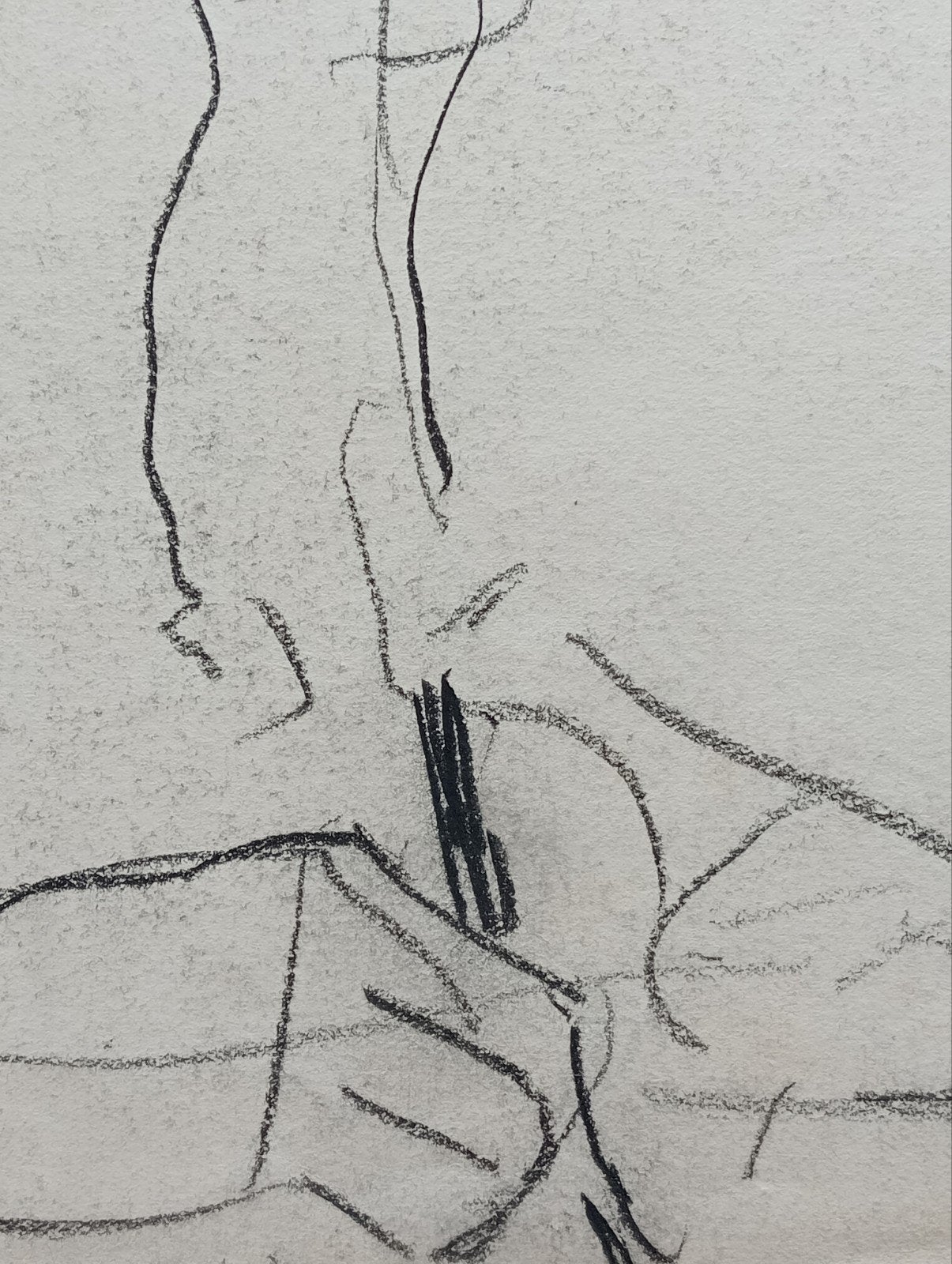 Jan Visser tekening portret jaren 40-50, Antiek en Kunst, Kunst | Tekeningen en Foto's, Ophalen of Verzenden