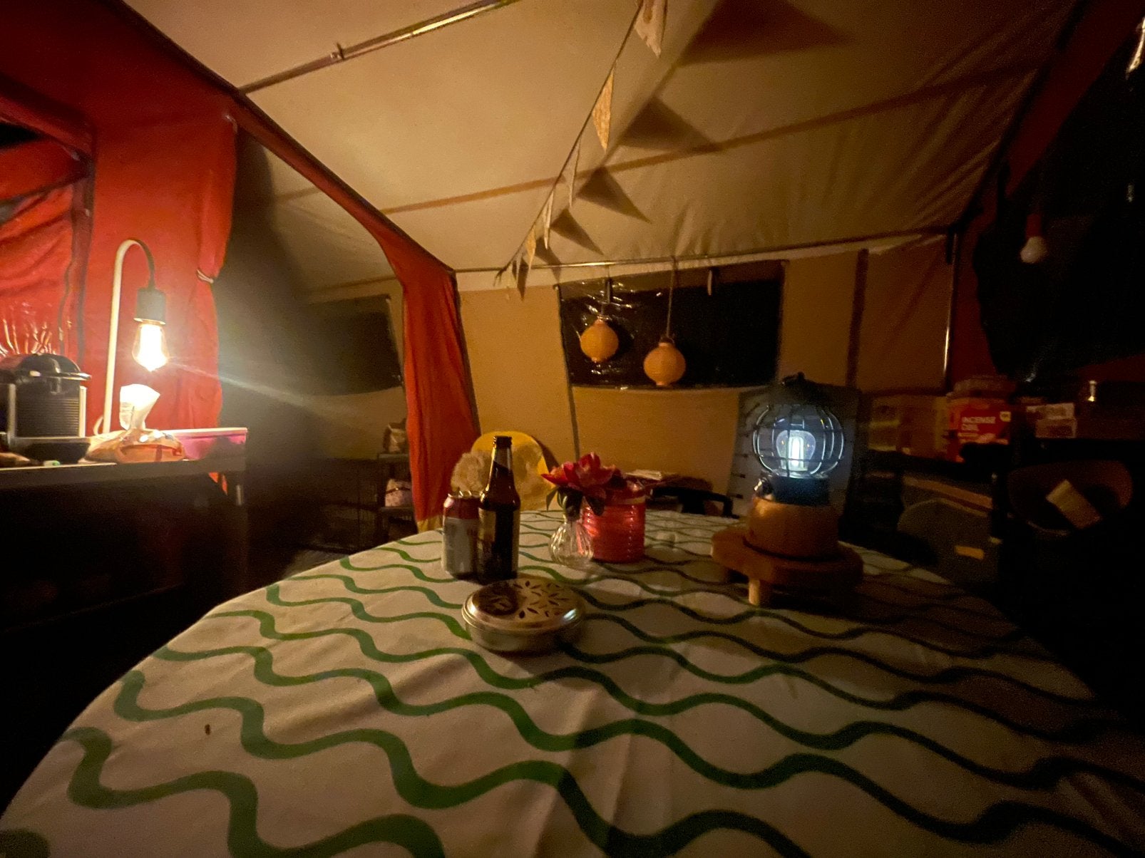 Cabanon vouwwagen type Malawi 1.0 zeer compleet, Ophalen, Meerkleurig, Cabanon, Aanwezig