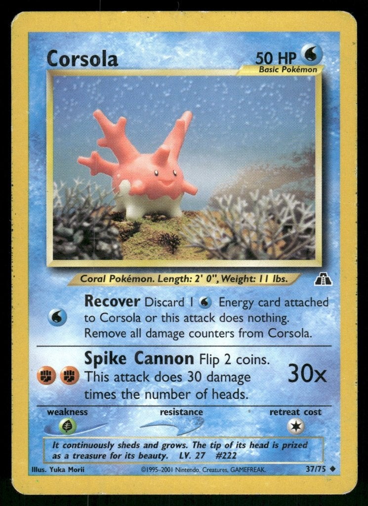 Corsola 37/75 - Neo Discovery (Good), Verzenden, Gebruikt