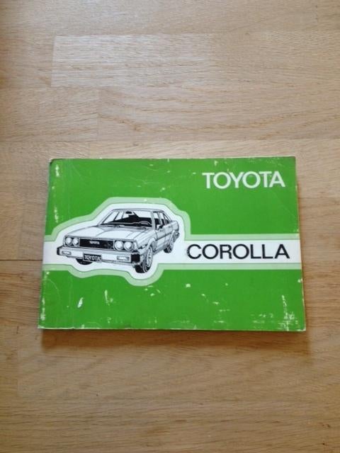 Handleiding/Instructieboekje  Toyota  Corolla   1980   NL, Ophalen of Verzenden
