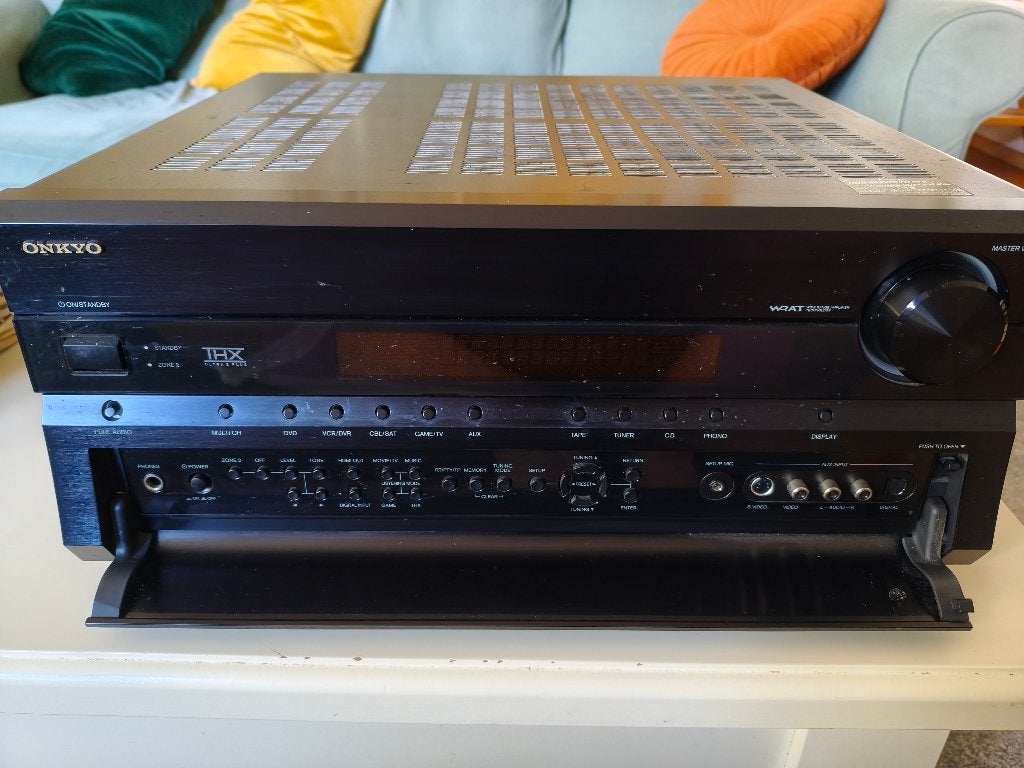 Onkyo TX-SR806 THX Ultra2 Plus 7.1 A/V Receiver. Brom op amp, Audio, Tv en Foto, Versterkers en Receivers, Ophalen, Gebruikt, 120 watt of meer