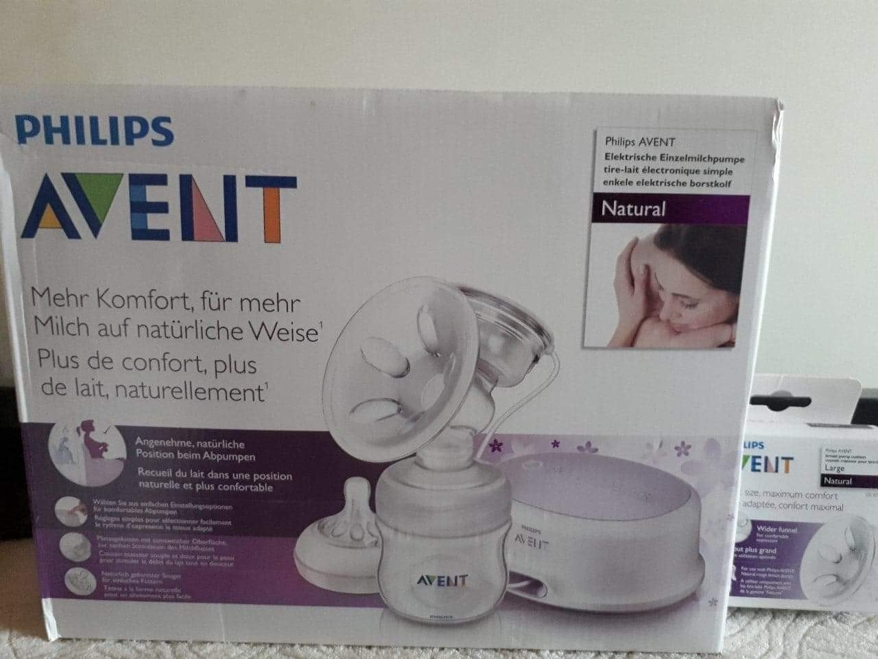 Philips Avent Borstkolf, Sterilisator & Flessen -Goedwerkend, Gebruikt, Borstkolf, Inclusief flessen, Philips Avent