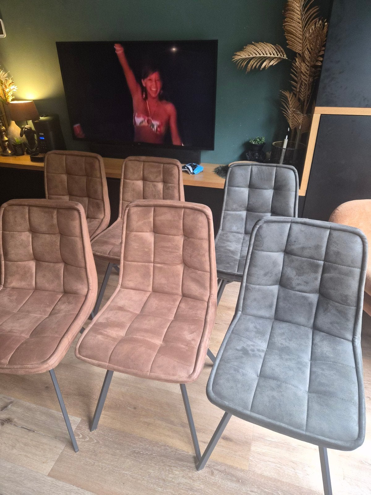 6 stoelen 20 euro, Ophalen, Gebruikt