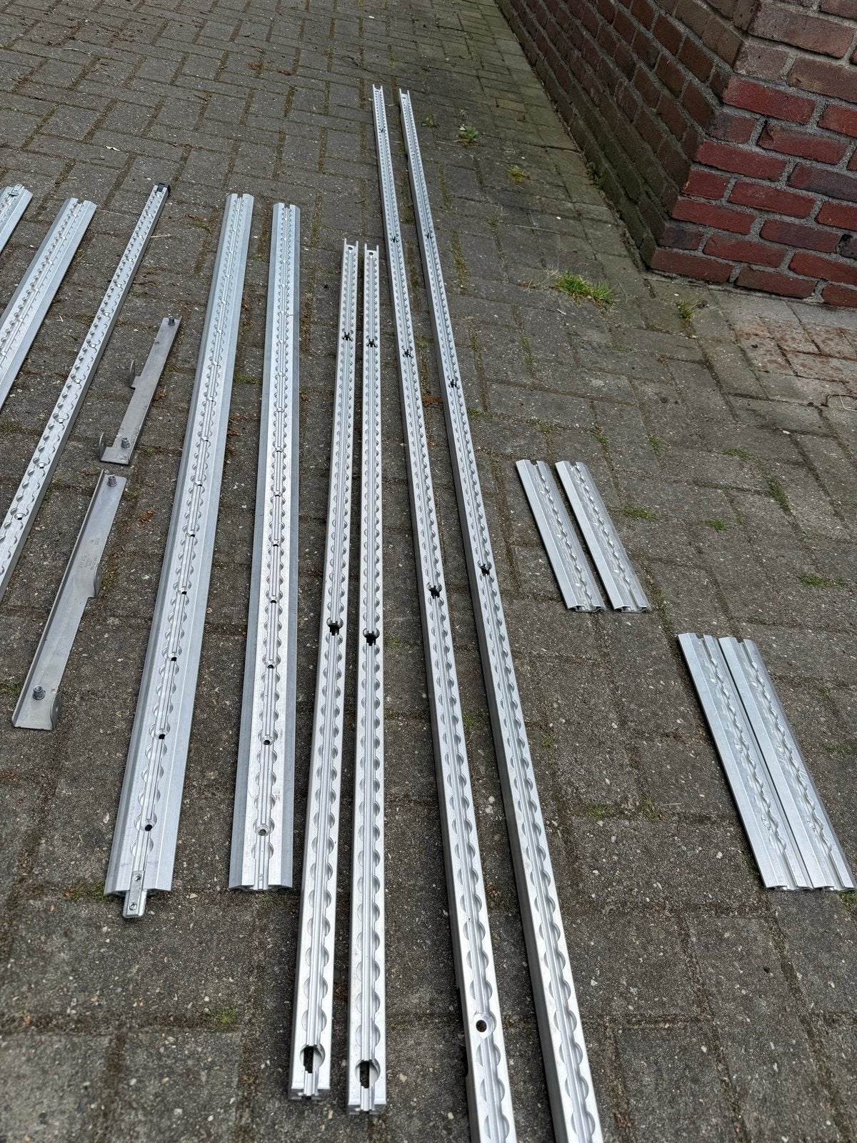 Airline rails vliegtuig rails diverse maten, Ophalen, Gebruikt, 250 mm of meer