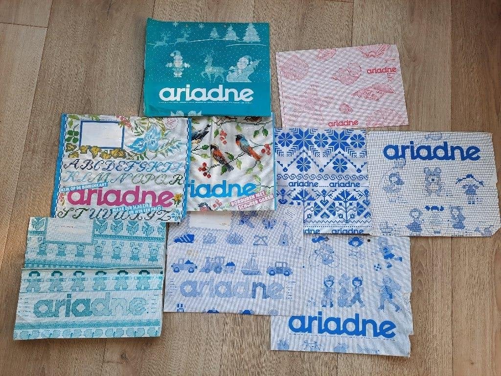 Diverse oude borduurpatronen Ariadne, Ophalen of Verzenden, Gebruikt, Handborduren, Patroon